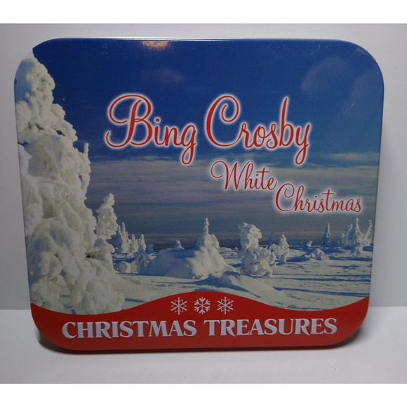 Bing Crosby White Christmas Treasures CD In Collectors Tin 2009 Silver Bells - Picture 1 of 3